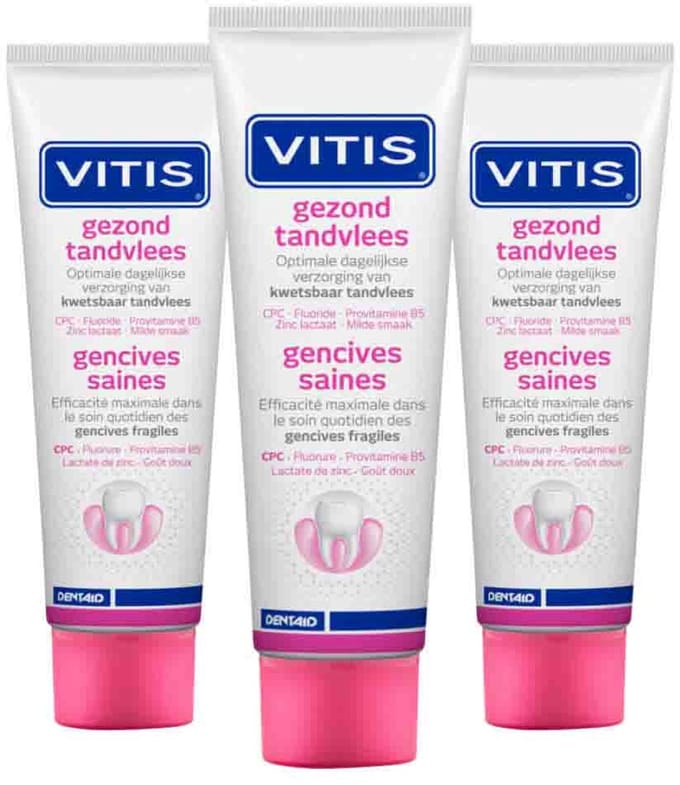 VITISTandpasta Gezond Tandvlees - 3 x 75 ml