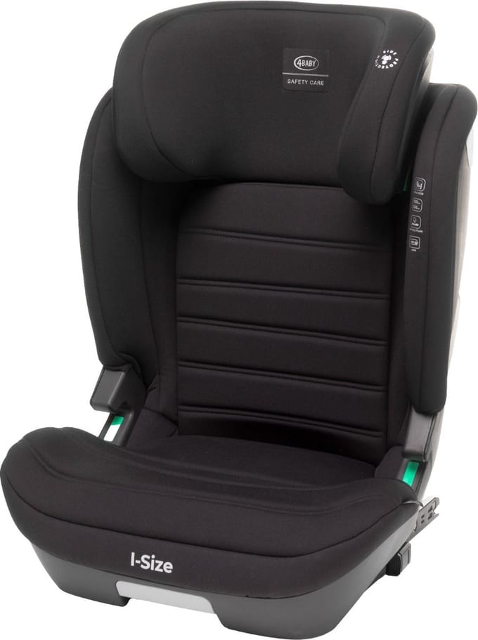 4BABY APP-FIX Autostoeltje 100-150 cm Zwart i-Size