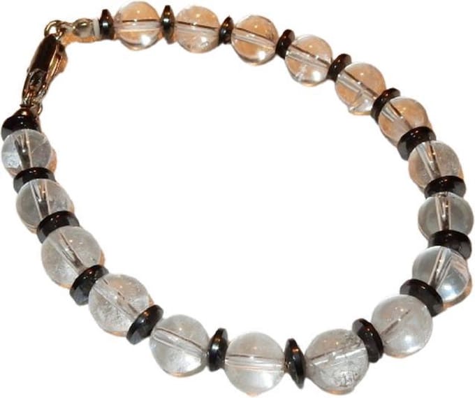 Bergkristal Magneet Armband