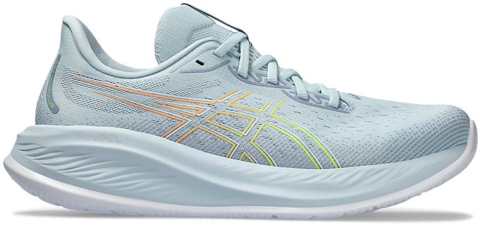 ASICS Gel-Cumulus 26 - Hardloopschoenen - Maat 49 - Cool Grey/Safety Yellow / Grijs Geel - Gel-Cumulus - Hardlopen - Heren Hardloopschoenen voor Mannen