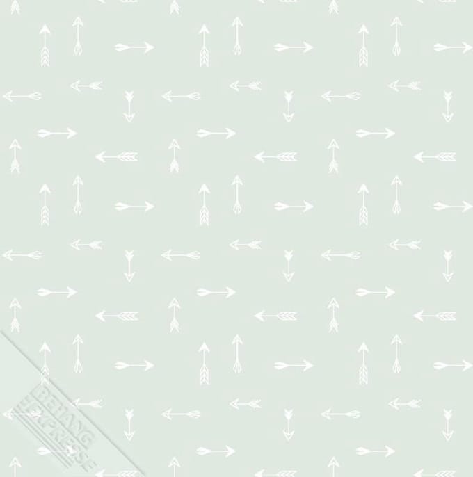 INGK Behang - Puck & Rose - Kinderbehang - Pijlen Groen