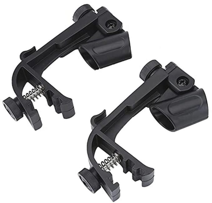 Microfoon Klemmen - Drum Clips - Muziek Opnemen - Verstelbare Hoogte - 2 Stuks - Zwart