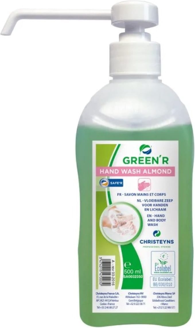 Green'R Hand Wash Almond 500 ml - Vloeibare zeep