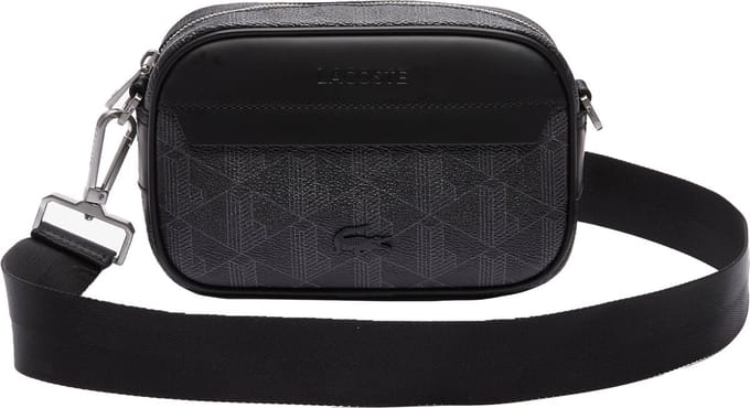 Lacoste The Blend Reporter - Schoudertas S 19 cm (monogram black gray)
