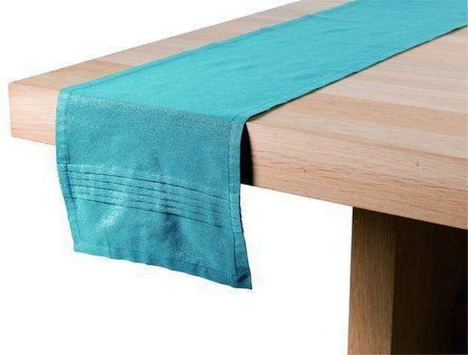 2LIF Tafelloper Sparkle - 30 cm x 230 cm - Smaragd