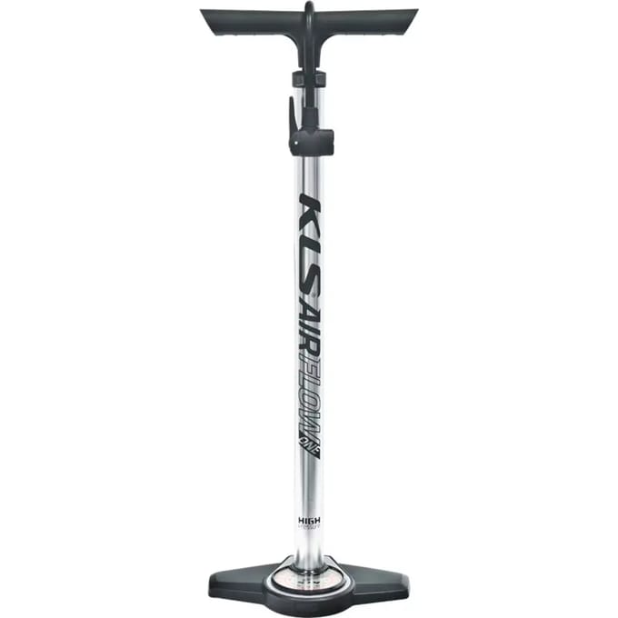 Merkloze Fietspomp met Manometer - Aluminium Vloermodel