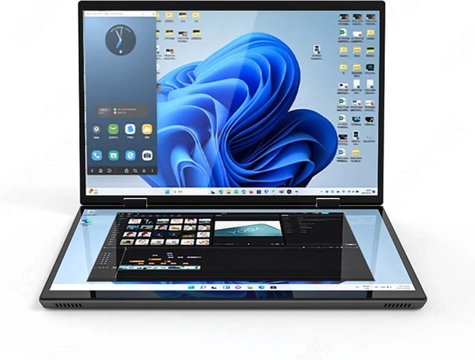 Elementkey TouchMaster Lite – 10.5 Inch Tablet + Laptop In 1 - Intel® Processor N95 12th Gen - 360° Touch Dual Scherm - Windows 11 PRO - 8GB DDR4 RAM - 512GB SSD – Stylus Pen - Zwart