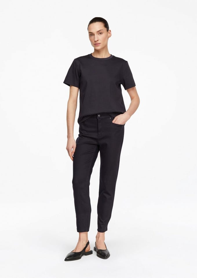 Enkellange chino broek voor dames COMMA Stretch