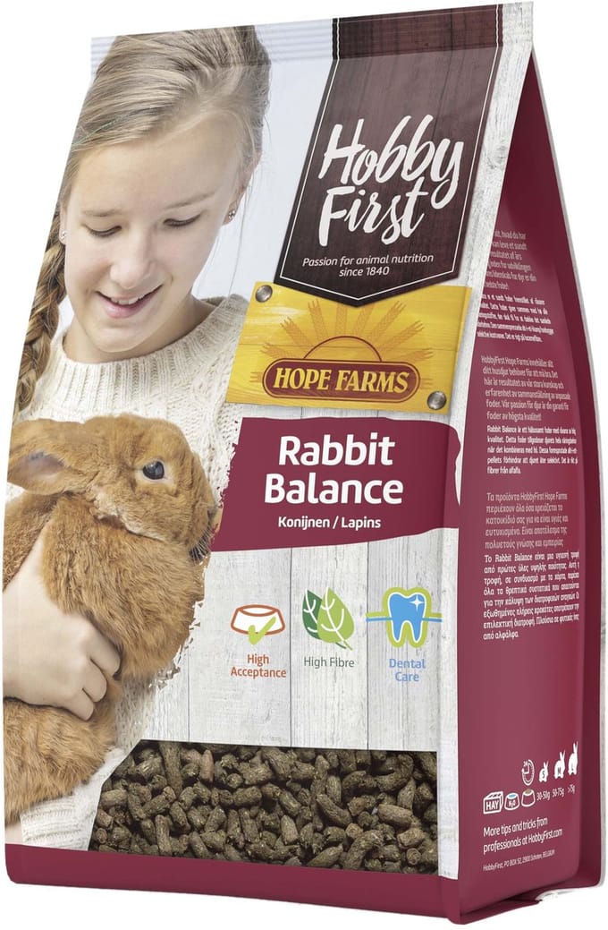 Hobbyfirst Hope Farms Rabbit Balance - Konijnenvoer - 1.5 kg