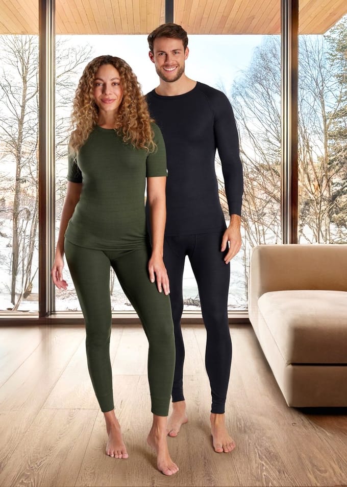 CECEBA Thermo Sport unisex lange Onderbroek - Zwart