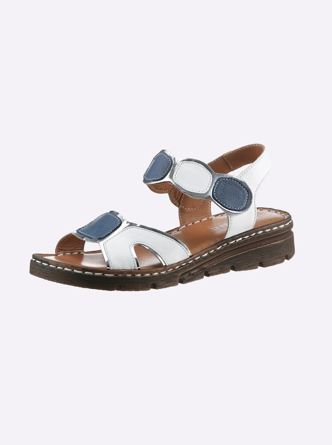 Sandalen met sleehak Gemini -