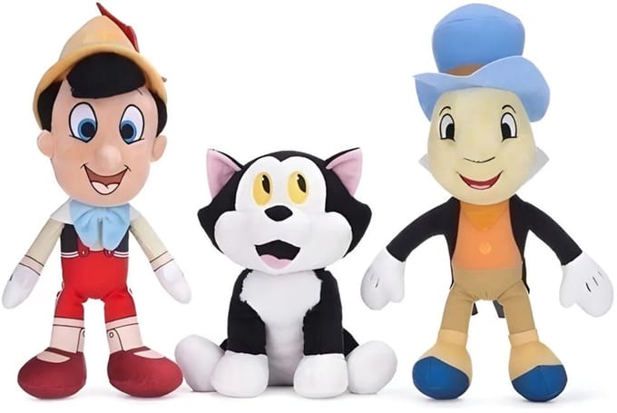 Disney Pinokkio - Figaro knuffel - 25 cm - Pluche
