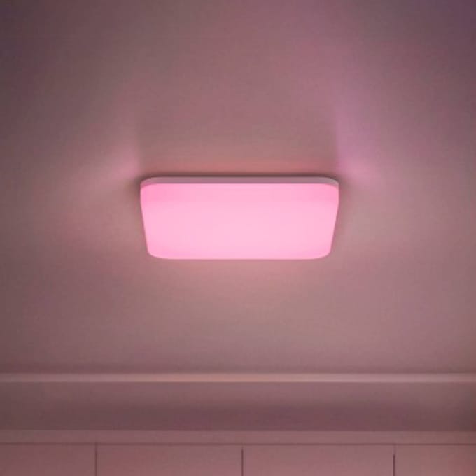 Hama LED plafondlamp 176666, Smart 22 cm Matter RGB CCT
