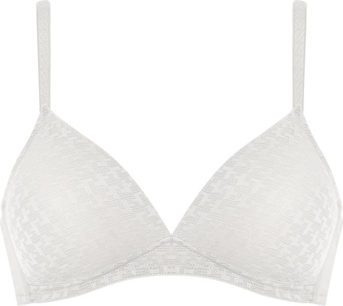 Naturana - Soft bh met pied de poule patroon - 5665 - Ecru - 85A