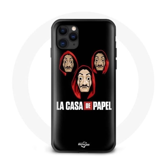 Coque Iphone 13 mini La casa de Papel Faces masks