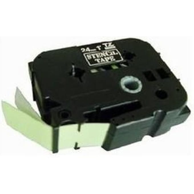 Labeltape sjabloon Brother STe STe-151 Tapekleur: Transparant Tekstkleur:Wit 24 mm 3 m