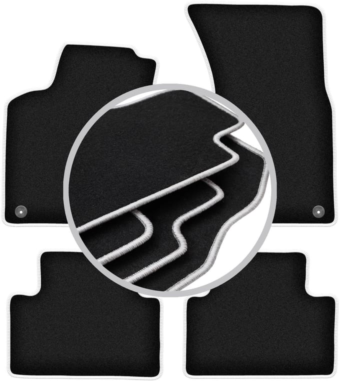 CARLUX-SILVER automatten voor: Porsche Macan SUV (2013-)