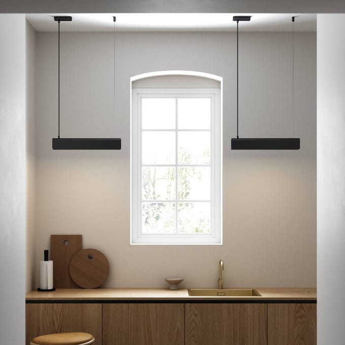 DFTP by Nordlux Hanglamp Beau 50, zwart, lengte 50 cm