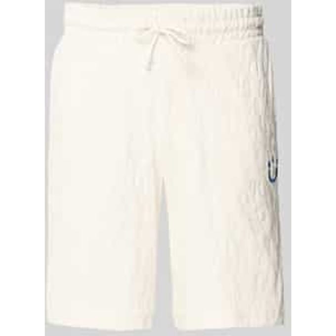 regular fit shorts van badstof