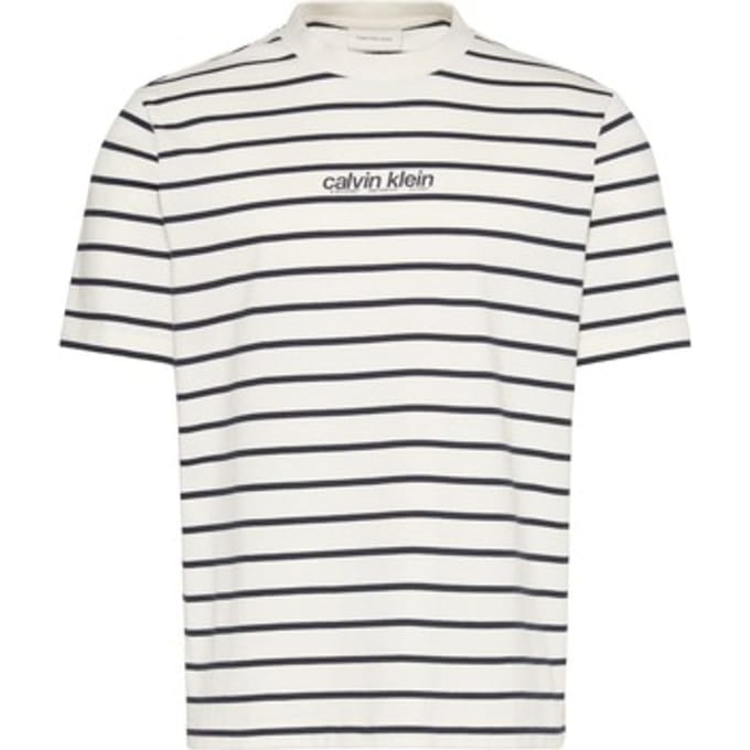 T-shirt Calvin Klein Jeans Lv04rg236g Stripe Easy All Night Lo