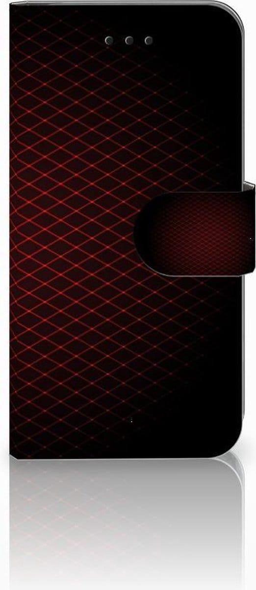 Apple iPhone X | Xs Telefoon Hoesje Geruit Rood