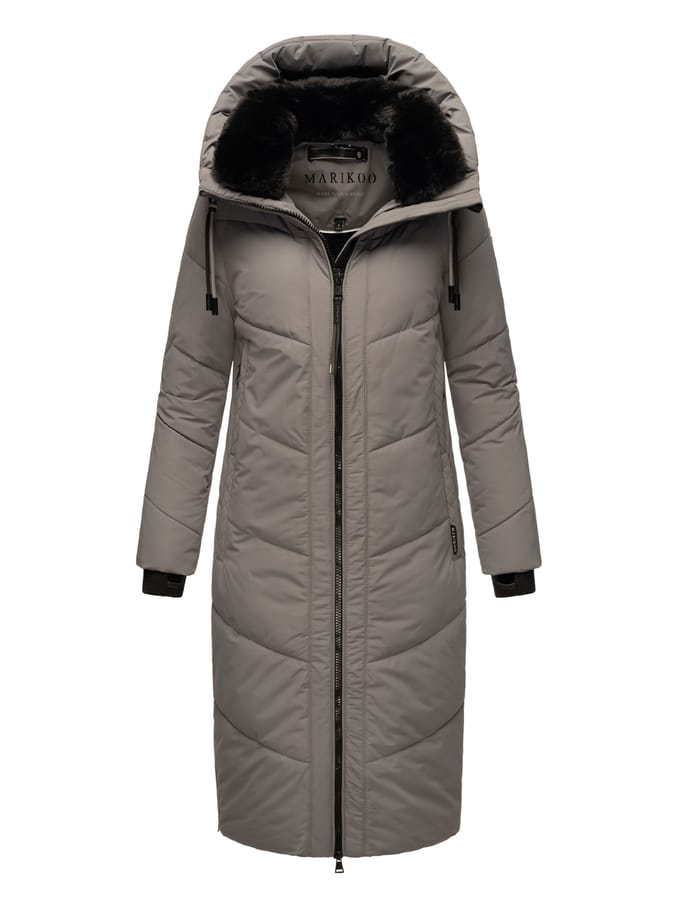 Marikoo Nadaree dames winterjas – lang, warm & met capuchon