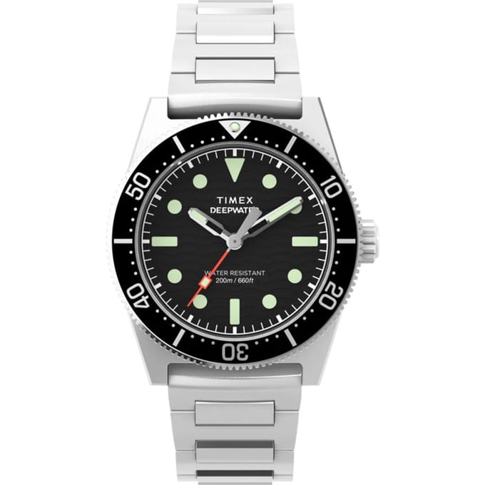 Timex Deep Water Reef TW2W95200 Horloge - Staal - Zilverkleurig - Ø 41 mm