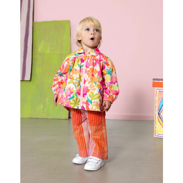 Oilily Poodle Broek- maat86/24m Candy Roze