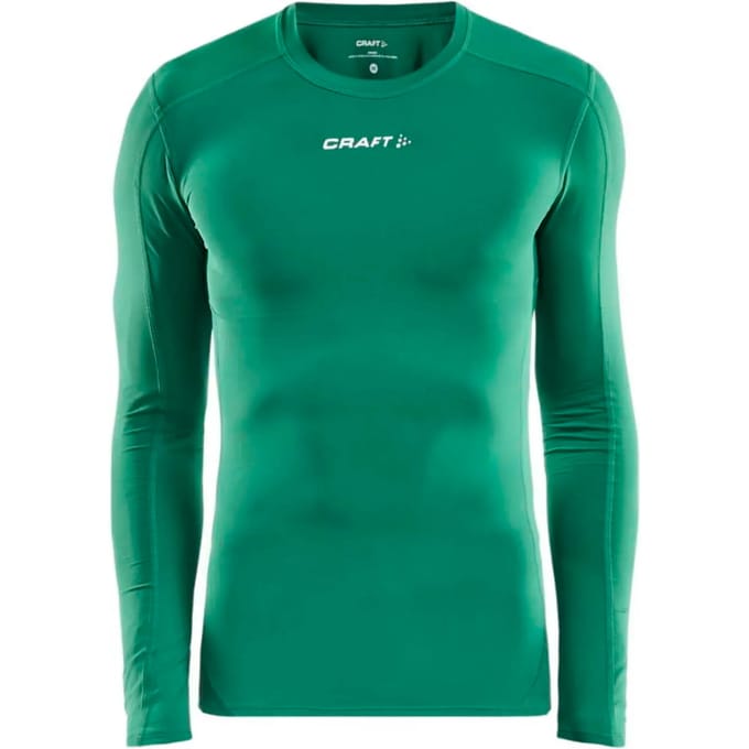 Craft Pro Control Compression Shirt Lange Mouw - Groen | Maat: M