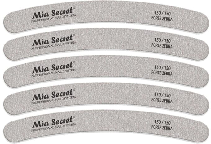 Forte Zebra Curve Nagelvijl 180/180 Blauw (5stuks)