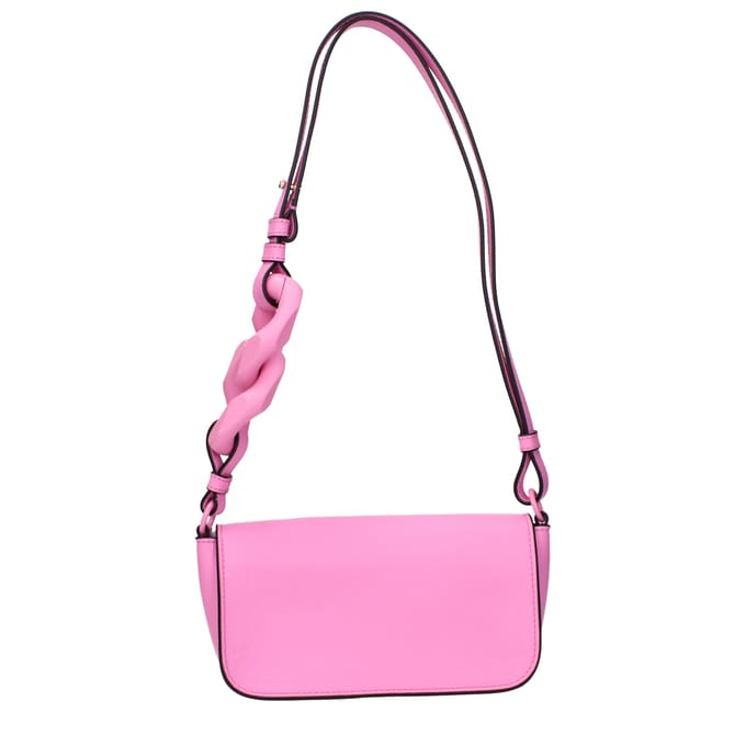 Roze Leren Schoudertas
