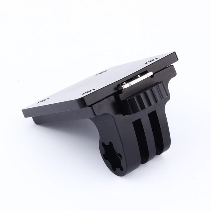Sportcamera Helm Vaste Mount Aluminiumlegering Actiecamera Helm Vaste Basis Houder Adapter voor black