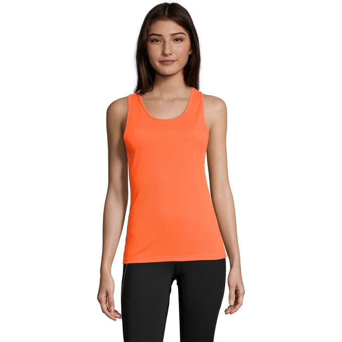SOLS Dames/Dames Sporty Tank Top (Neon Oranje)