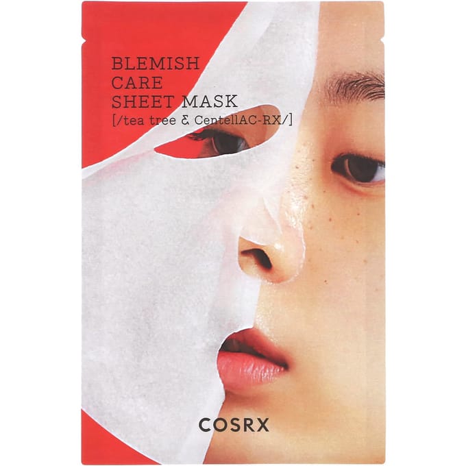 COSRX AC Collection Masque Tissu Soin Imperfections Soin Ciblé Apaisant 26ml x 5 Feuilles