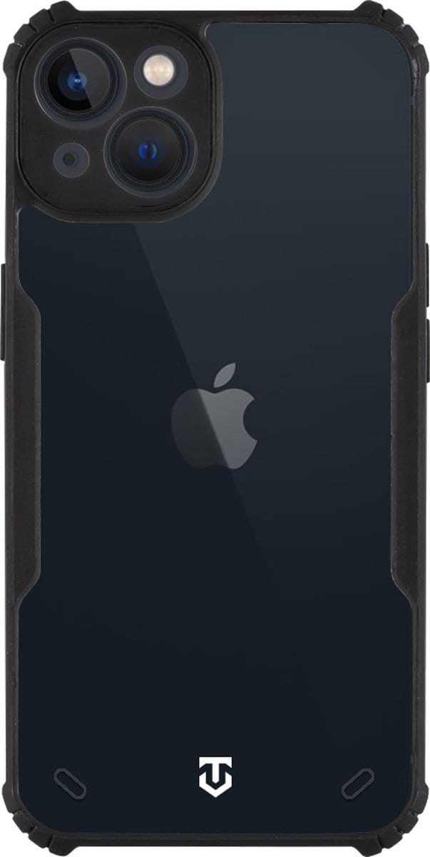 Tactical iPhone 13 Quantum Stealth Cover – Transparant Hoesje – Clear Black