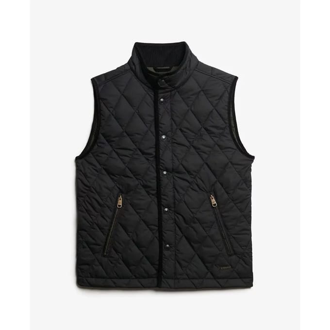 Superdry - Gewatteerd Estate Gilet - Heren - Gilets