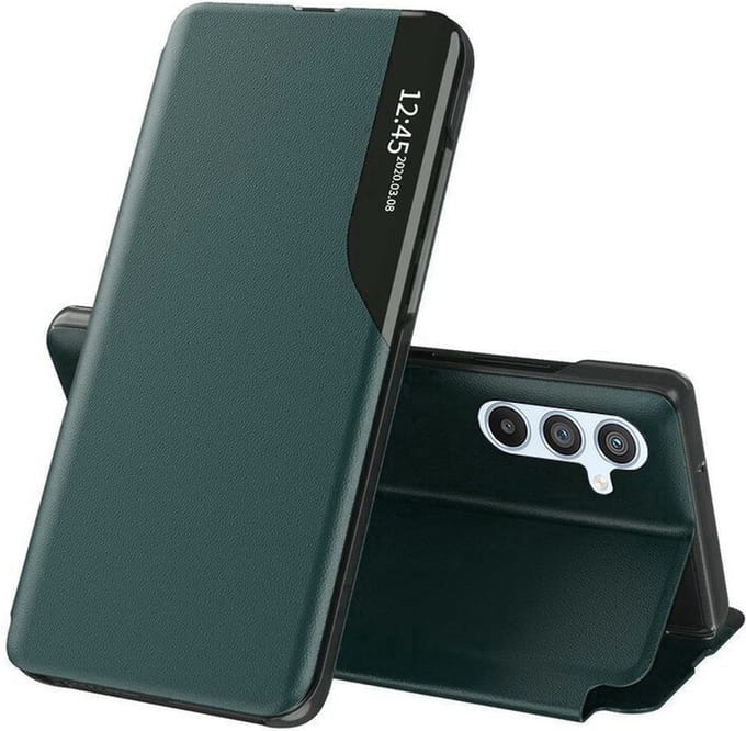 Hoesje geschikt voor Samsung Galaxy A54 - Techsuit eFold Book Case - Donkergroen