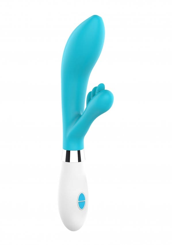 Shots - Luminous Agave - Clitoris & Vagina Vibrator turqiose