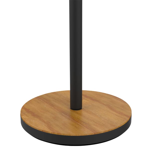 Vloerlamp Unilux Baly led bamboe zwart