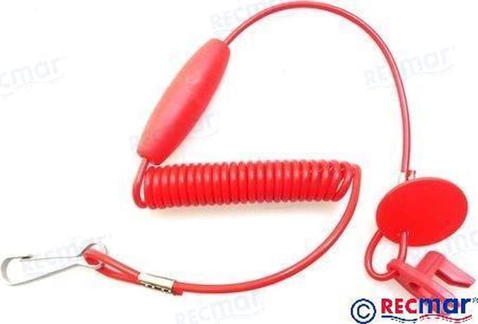 Sierra 4097 Noodmotoruitschakelaar Rood
