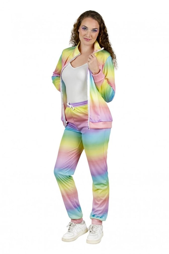Fout Trainingspak Regenboog Pastel Dames - Maat 38