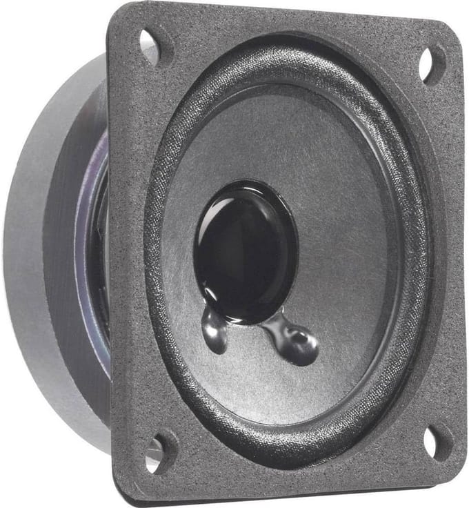 Breedbandluidspreker - Fullrange driver - Muziekweergave - Hoog rendement - 65 inch - Zwart