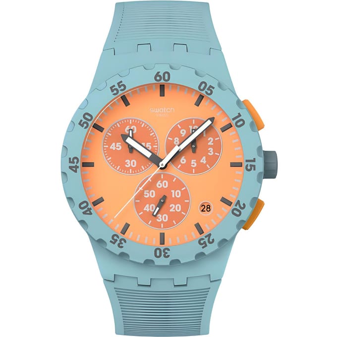 SWATCH Herenhorloge SUSL401 Orange Watch Dial orange