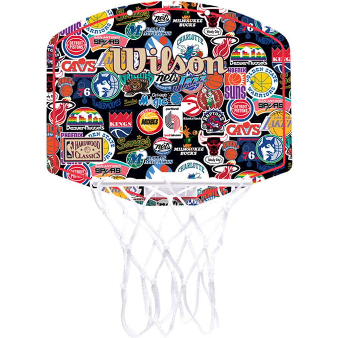 Wilson NBA Team Retro Mini Basketbalring Veelkleurig