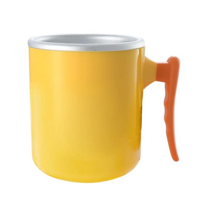 Cartoon Beker Draagbaar Geel Eend Patroon Antislip Handvat Bureau Mini Drinkbeker voor Kantoor