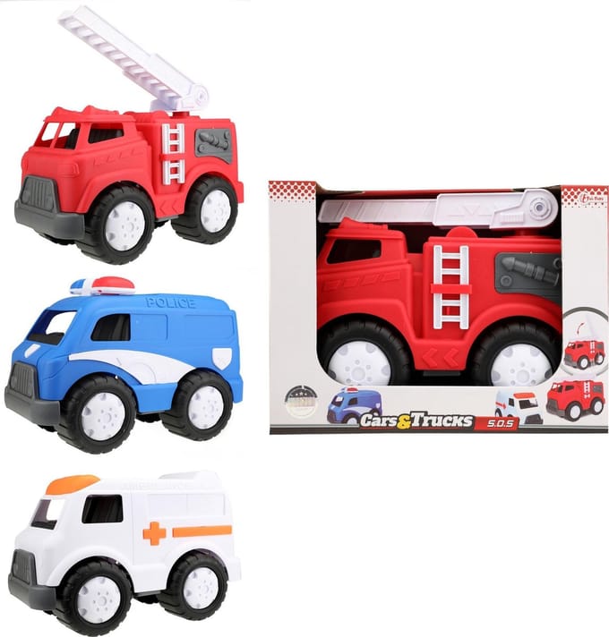 Toi Toys Groot hulpdienst voertuig (1 stuk) assorti