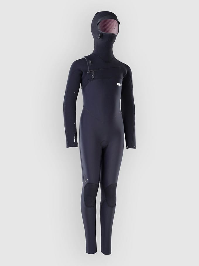 Ion Capture Amp 6/5 Hood Front Zip Kids Wetsuit zwart