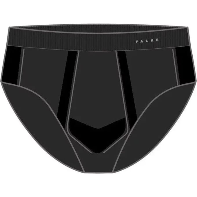 FALKE Warm sneldrogend functioneel materiaal functioneel ondergoed heren zwart - maat M