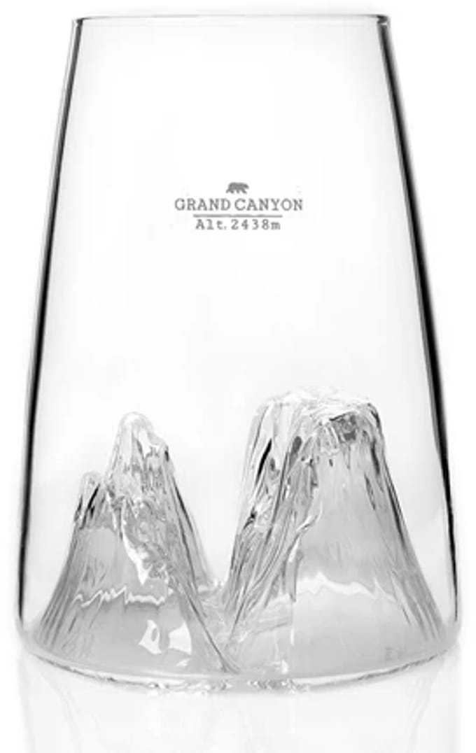 Alaskan Maker Topographic longdrink glas 45cl Grand Canyon