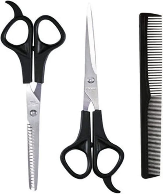Professionele kapper schaar Cabantis|Kapperscharen set (3delig)|Styling Tool|Kapper Kam|kapperscharen|